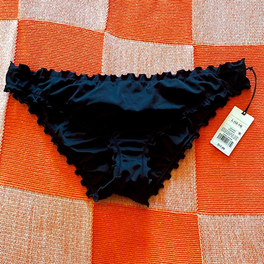 Black bikini bottom